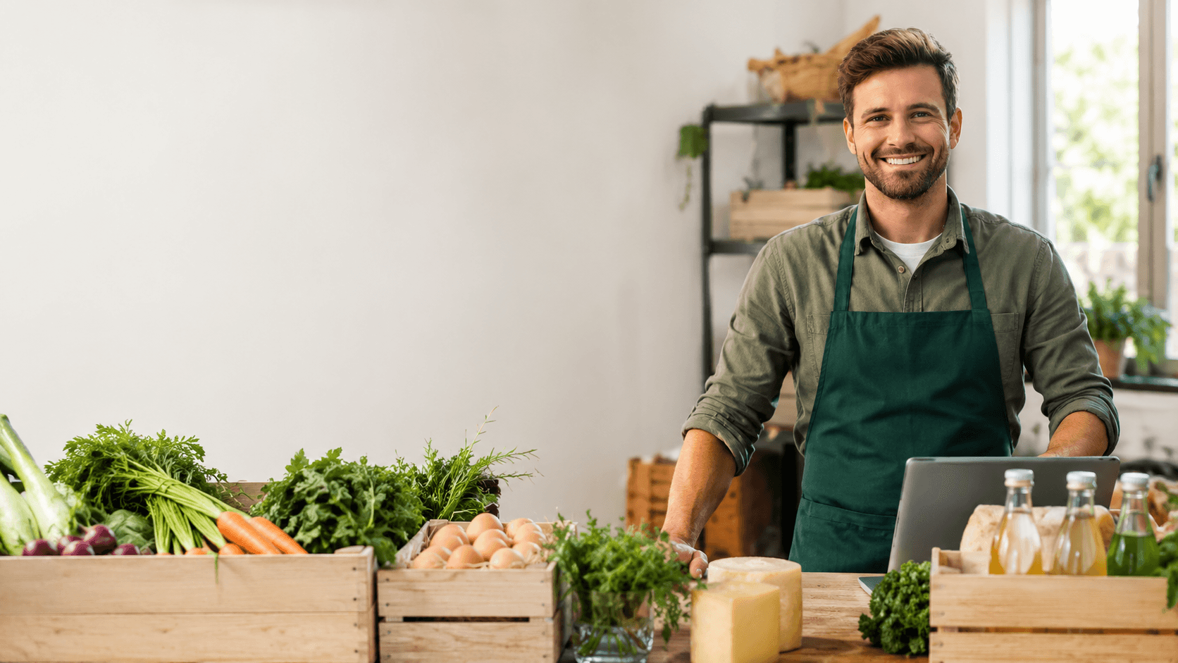 Regionaler Betrieb mit frischen Produkten