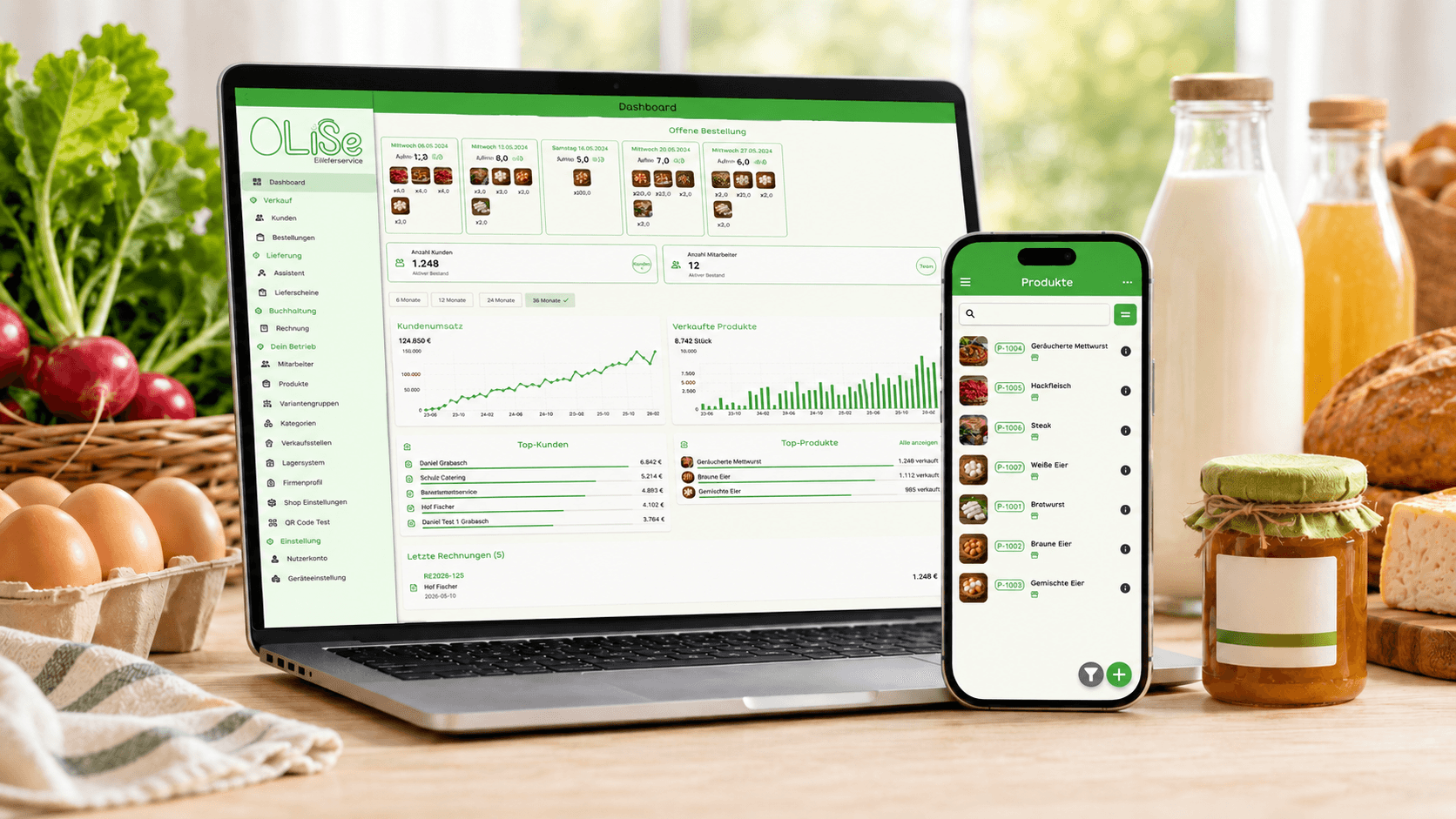EiLiSe Online-Shop und Produktverwaltung